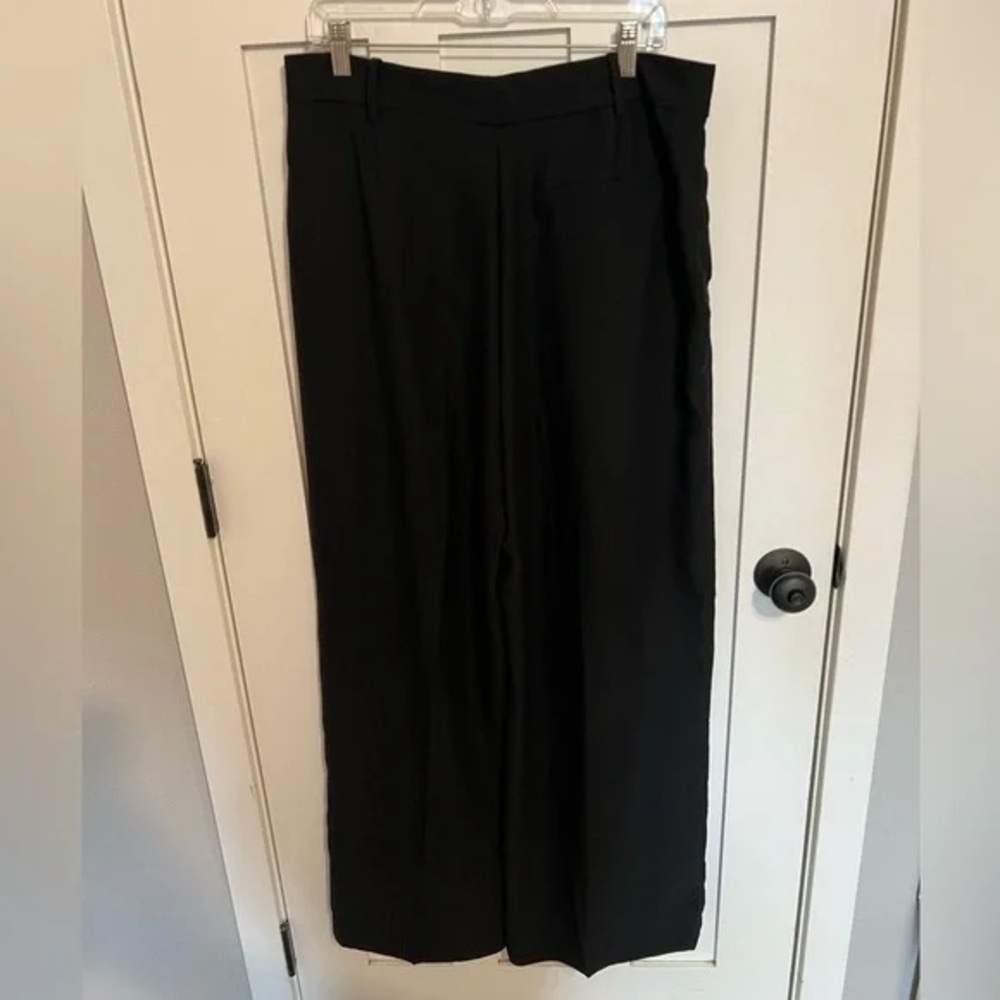 Black Wide-Leg Trousers